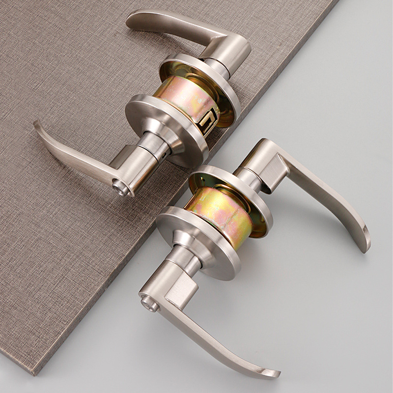 Cerradura de bola universal cerradura de puerta de habitación de acero inoxidable cerradura de puerta de bola de dormitorio baño cerradura redonda cerradura de puerta esférica a la antigua