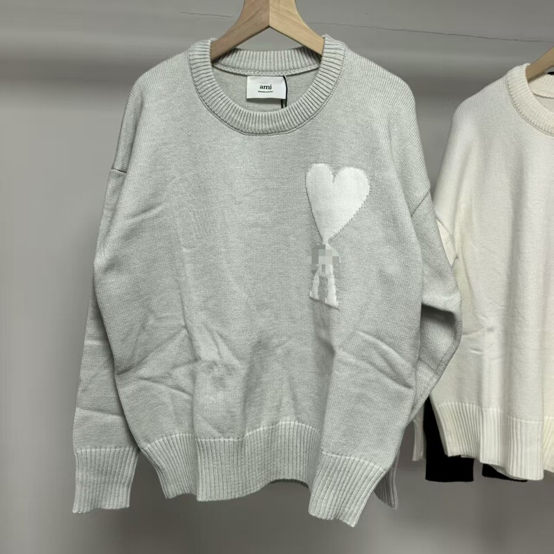 25 Autumn/Winter New Heart Letter Long Sleeve Knit Top Women's Lazy Style Loose Sweater Fd93104813