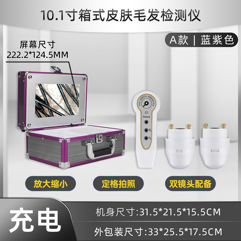 10.1 인치 블루 퍼플 충전 동결 프레임