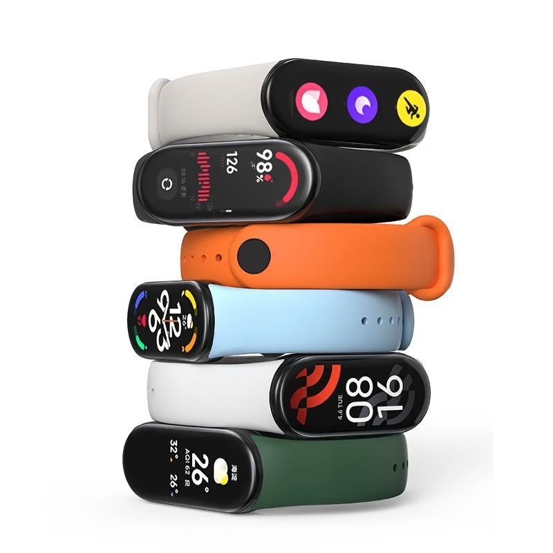 Suitable for Xiaomi Mi Band 10 Wristband Xiaomi Mi Band Nfc Version 7/8/9 Smart Sports Silicone Bracelet Wristband Strap