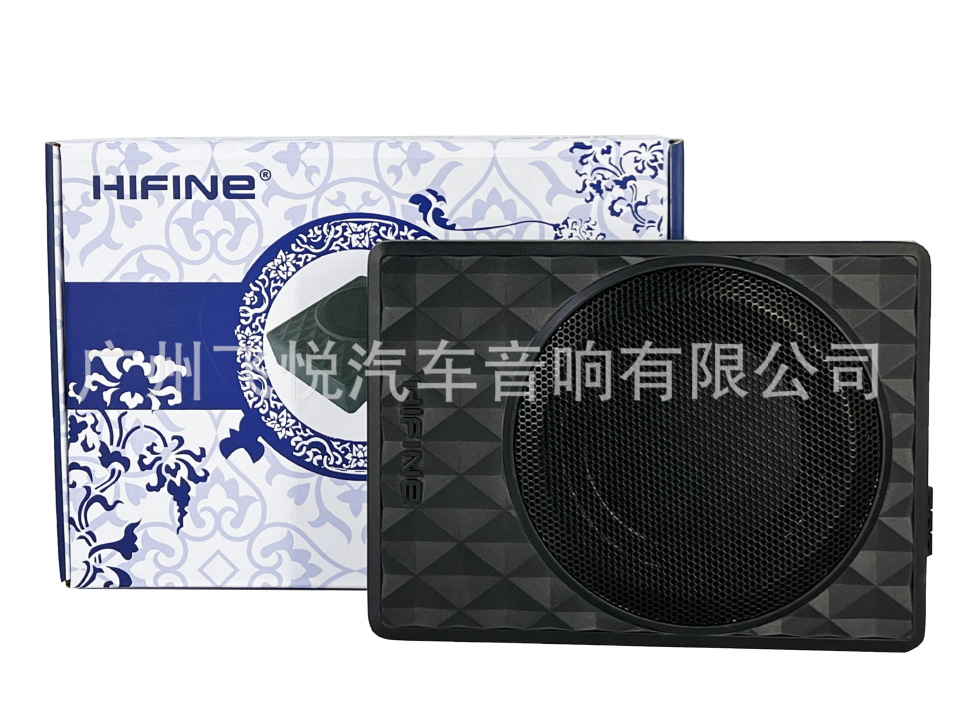 HIFINE Car Audio Subwoofer Slim 6 inch 100W Under Seat