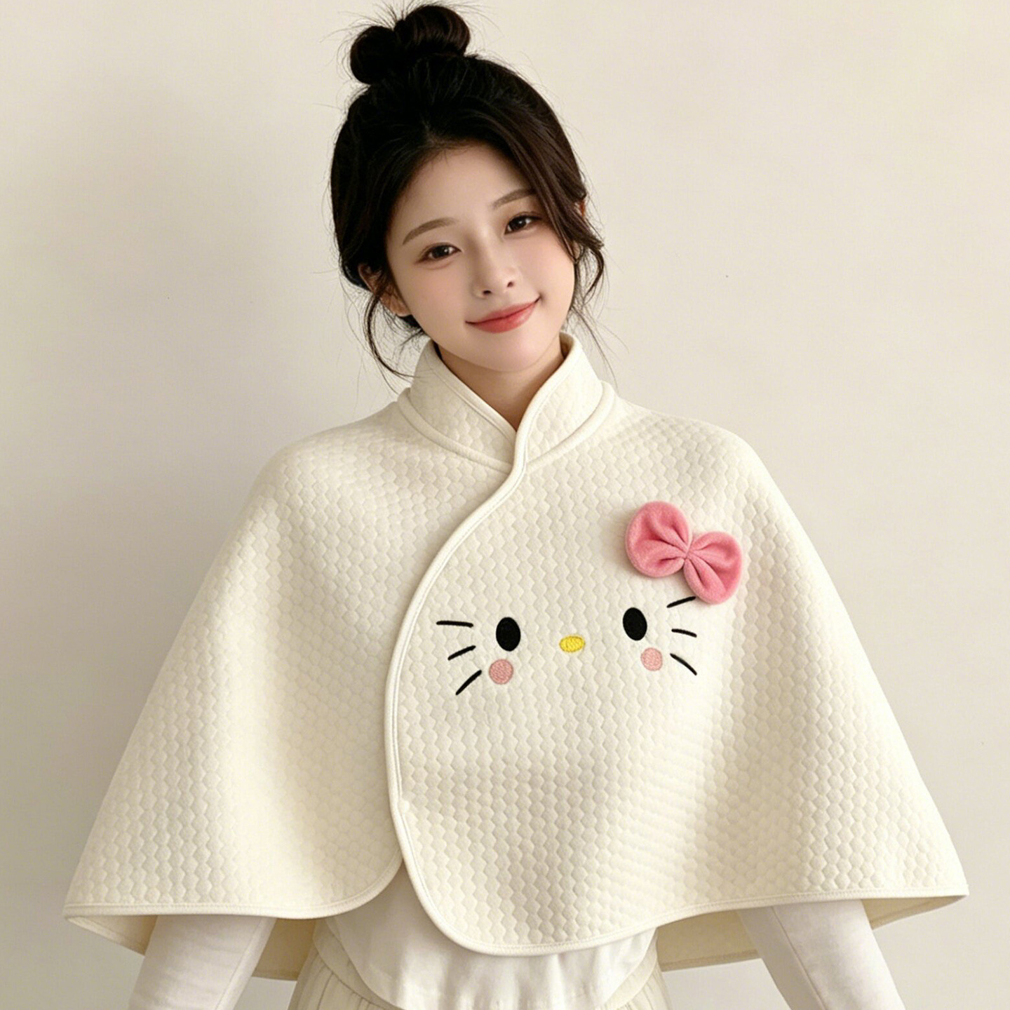 Air-Conditioned Room Maternity Shawl with Stand-Up Collar, Postpartum Shoulder Protection, Warm Nursing Cover for Pregnant Women, Anti-Exposure, Spring and Autumn Maternity Essential, Cold Protection