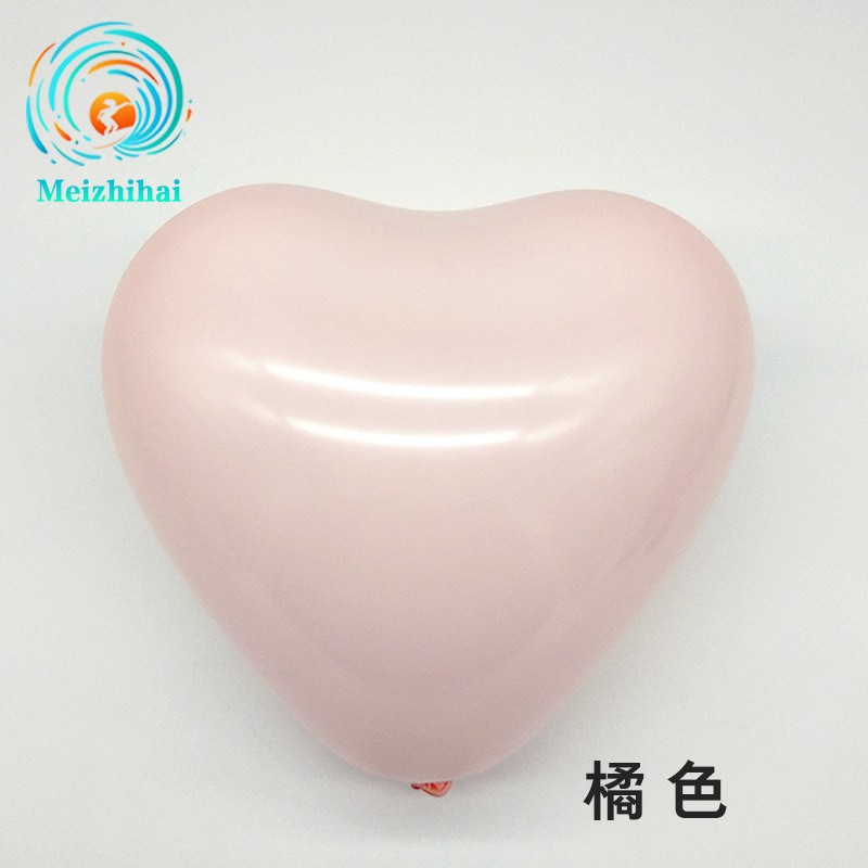2.2g Matt Macaron Love Balloon Heart Balloon Impresión Decoración de la casa de boda Set de globos de boda