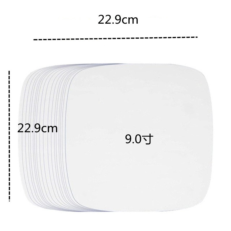 Directo de fábrica freidora aire especial almohadilla de papel cuadrado redondo hogar hornear alta temperatura resistente aceite de silicona de doble cara grado alimenticio