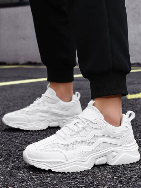 Men's and women's dad shoes, running shoes, spring/summer low-top mesh sneakers, casual athletic shoes for couples, fashionable jogging shoes, trendy couple shoes