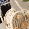 Straw woven bag, beach basket, suitable for import