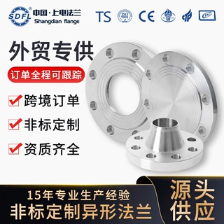 跨境304不锈钢法兰非标定制异形法兰盘外贸flange焊接法兰片
