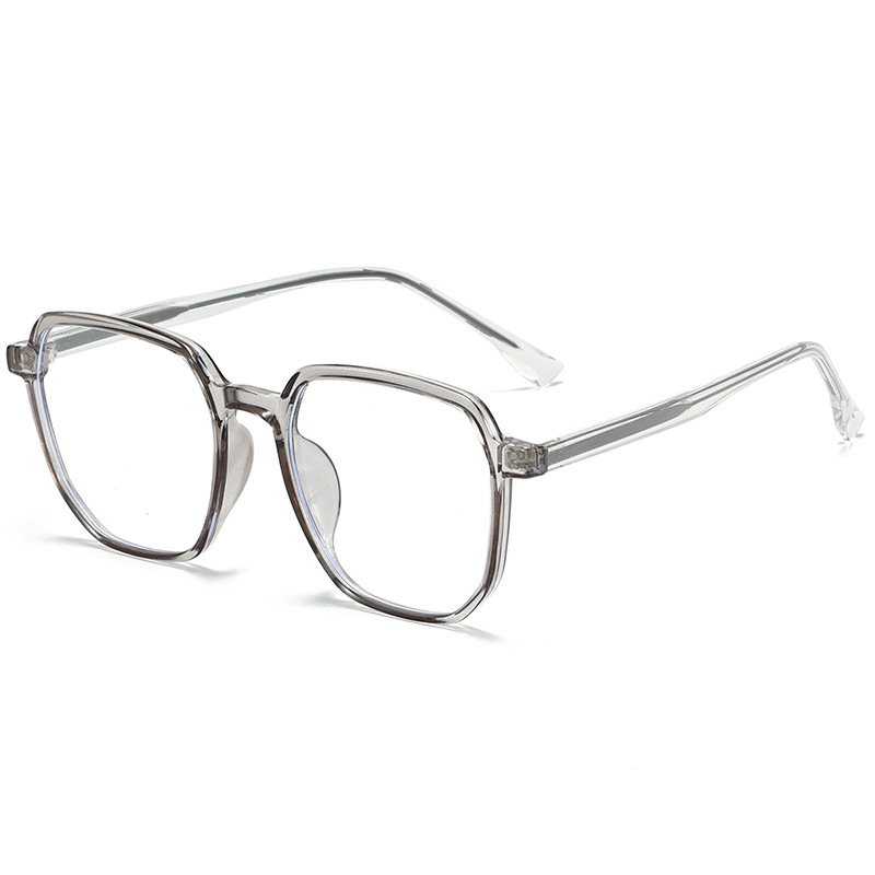 新款TR插针防蓝光眼镜学生文艺平光镜时尚复古男女框架眼镜可配镜