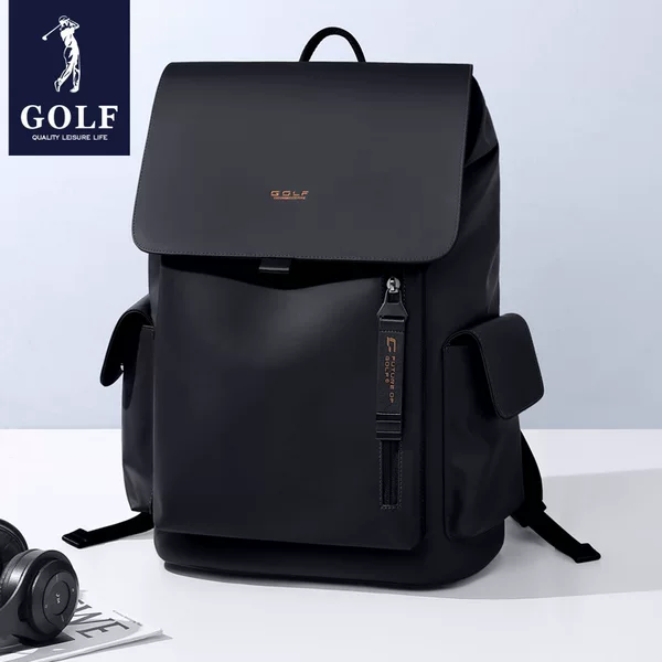 Golf Men's Flip-Top Large-Capacity Backpack 16inch Computer Backpack Business Commuting Business Trip Shadow Series School Bag