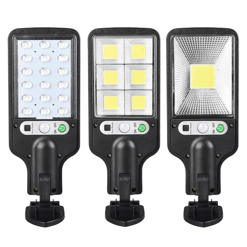 Cross-border solar wall lamp COB616 street light human body induction courtyard lamp remote control outdoor wall lighting lamp factory 