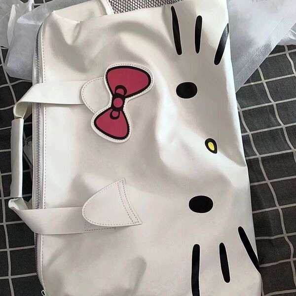 Cartoon cute one-shoulder bag with bow