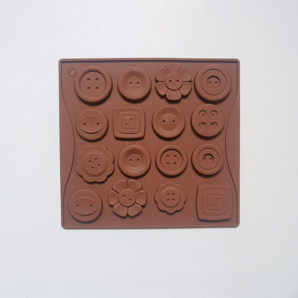 Botón de sol de chocolate 375