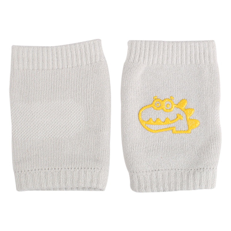 Primavera y otoño nuevo bebé rótula recién nacido antideslizante gateando calcetines de malla de dibujos animados animal macho y hembra bebé rótula