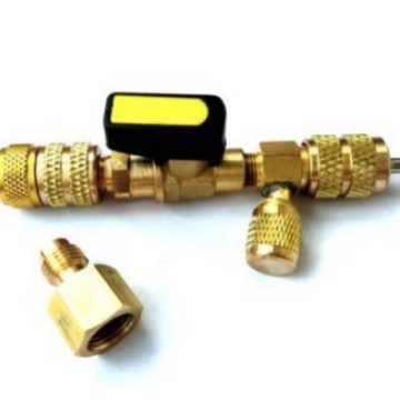 R12R22R410A气门芯装卸工具快速更换阀芯1/4SAE 5/16SAE螺纹接口