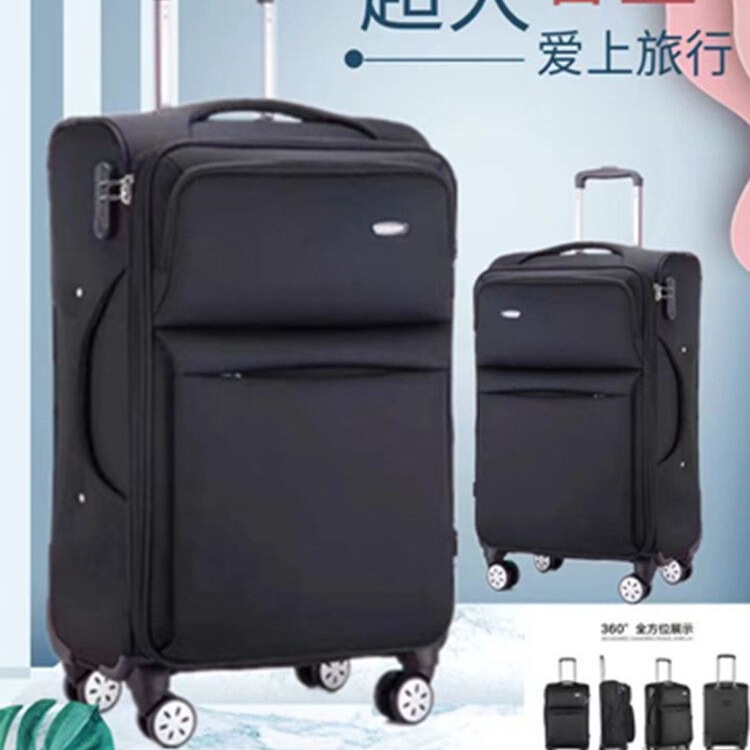 Oxford Cloth 60inch Wheeled Suitcase for Men, Business Travel Suitcase with Silent Universal Wheels, 50L Durable Suitcase Oxford Cloth 60inch Wheeled Suitcase for Men, Business Travel Suitcase with Silent Universal Wheels, 50L Durable Suitcase