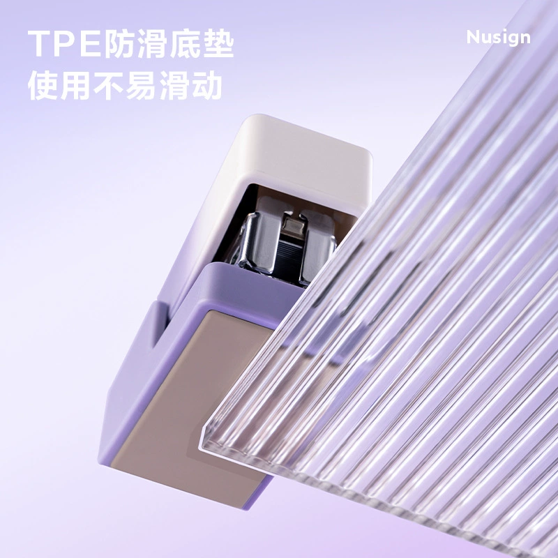 New Sai NS083A_12# mini stapler (Sunlight Whispering) (1 stapler + 1 box of nails)