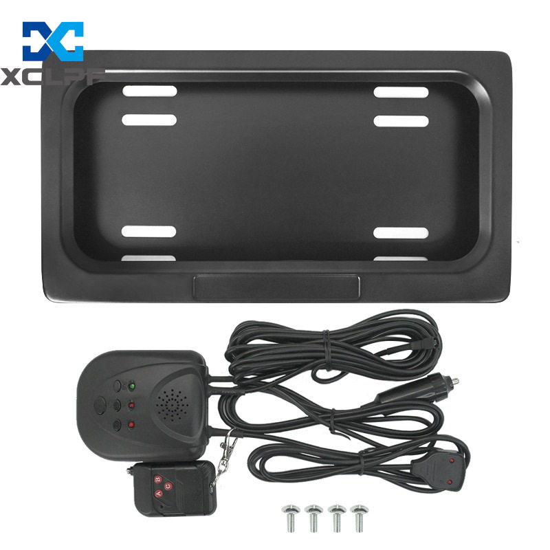 Cross-border Amazon US-regulated electric double license plate license plate frame license plate frame Canada one-on-two control license plate frame