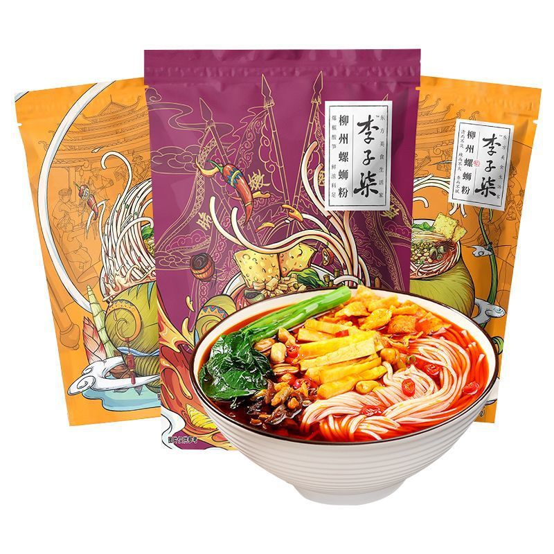 Li Ziqi カタツムリ ヌードル 柳州カタツムリ ヌードル 335 グラム インスタント酸辣湯麺 米麺 広西カタツムリ ヌードル 夜食|undefined