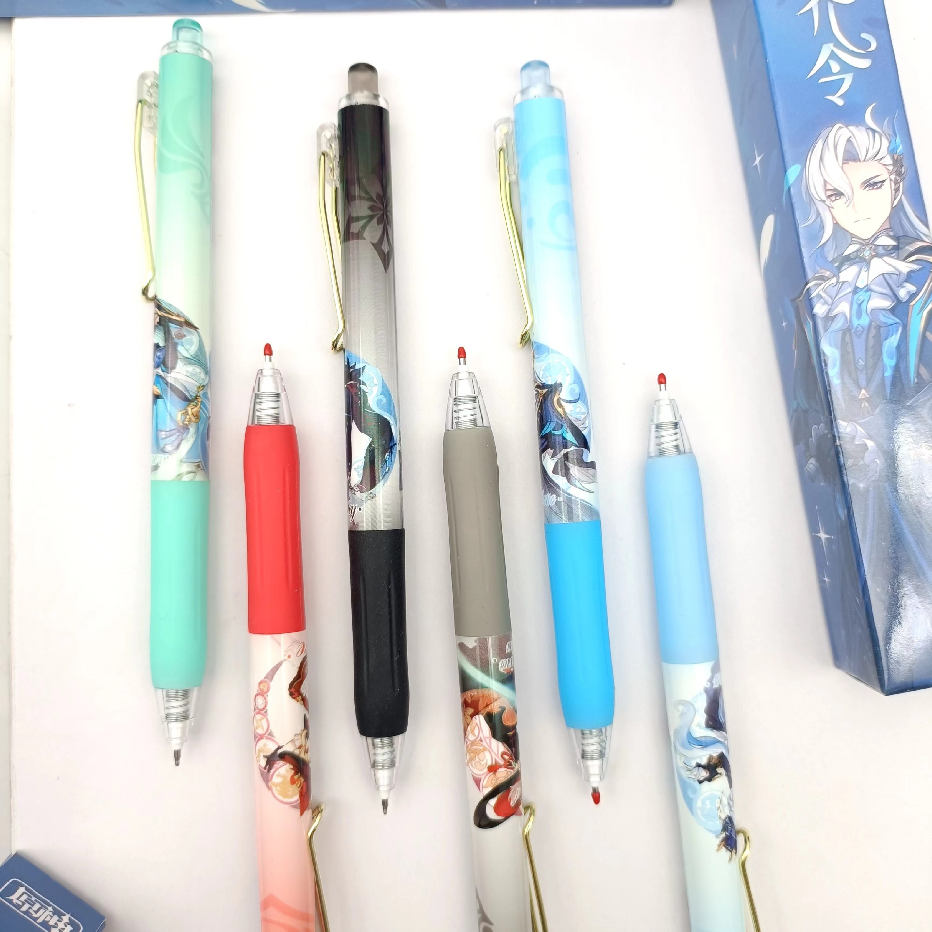 Cartoon game surrounding original god blind box pen Student brush…