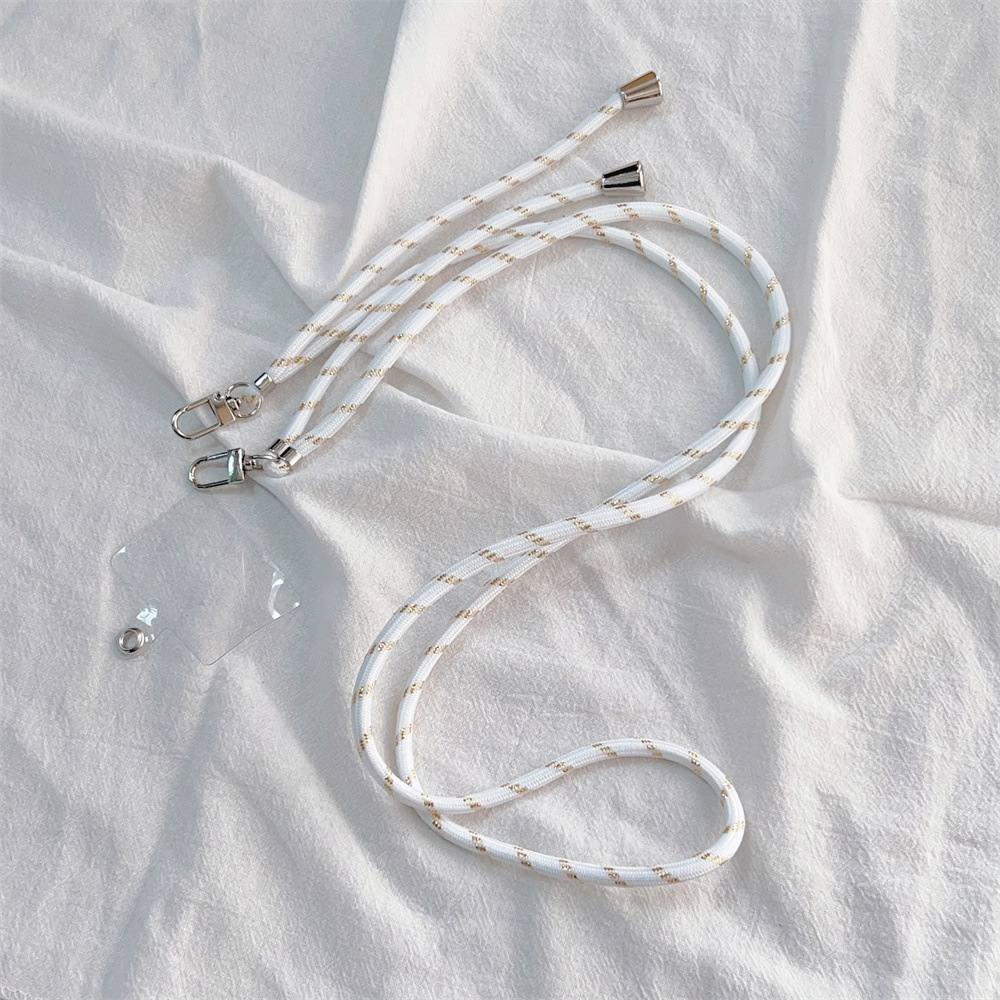 Anti-Perdida Anti-caída crossbody tarjeta trasera caja del teléfono cordón colgante joyería Honda para Apple 15 caja del teléfono