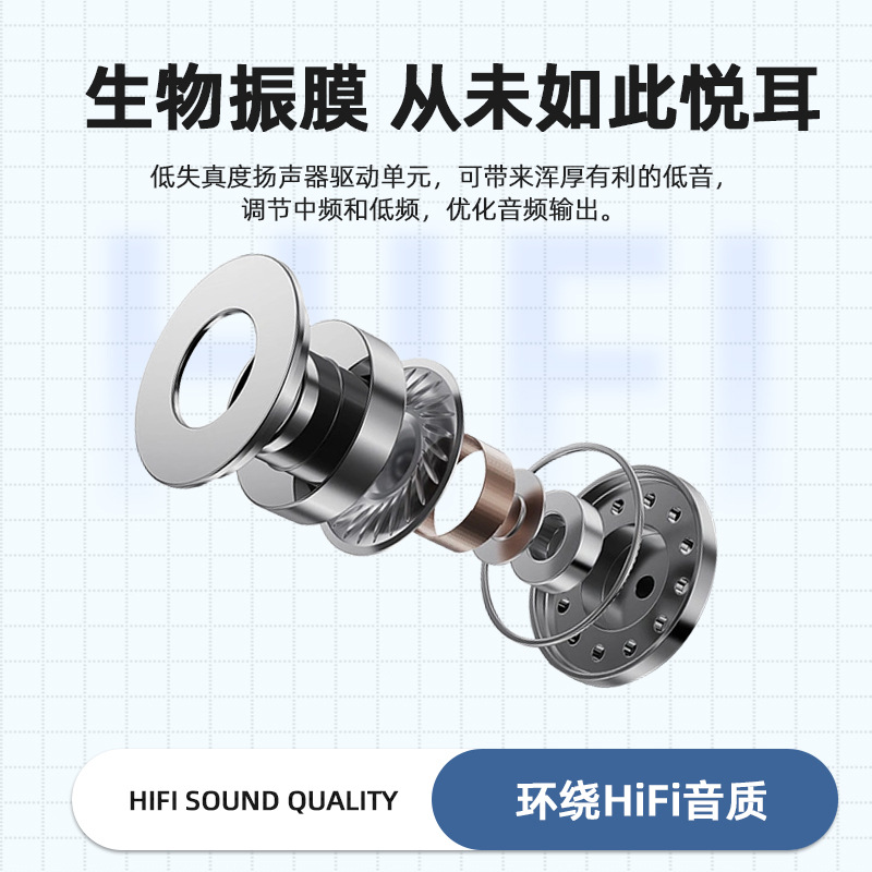 Huaqiang Norte dos tres cuatro cinco pro auricular Bluetooth inalámbrico para Android Apple fábrica directa de una sola pieza de entrega