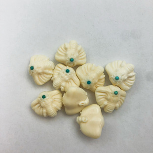 Natural Mammoth Accessories Baby Mammoth God Mammoth Mammoth Back Cloud Mammoth Ivory Turquoise