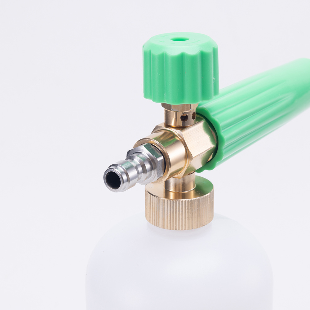 Direct from the manufacturer: green and pink foam pot, high-pressure car wash water gun, PA pot, 1000ml fan-shaped foam spray pot