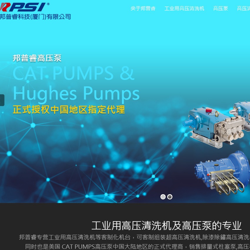 正品优惠代理CAT PUMPS美国猫牌高压柱塞清洗泵270