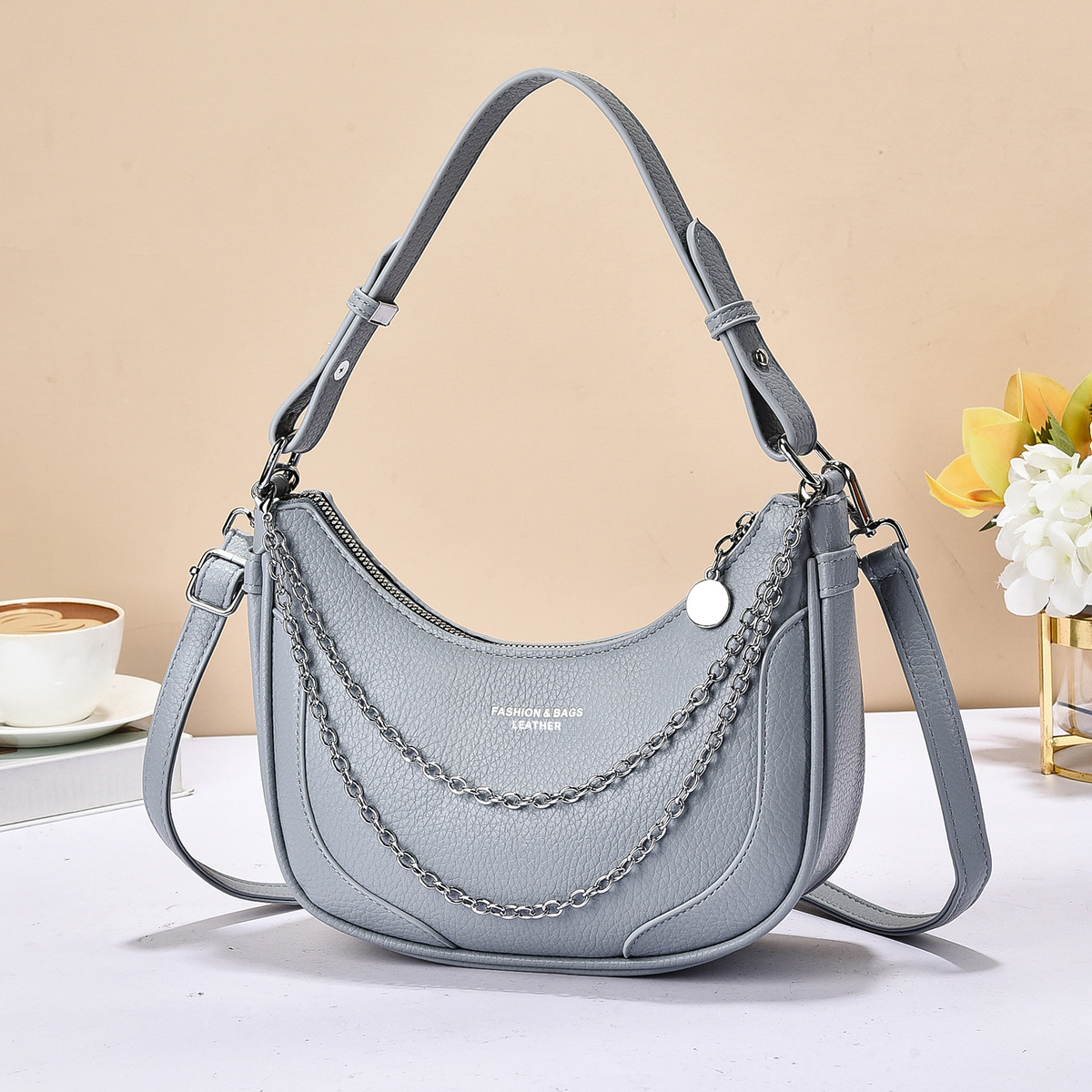 Bolso de mano casual de moda simple y lujoso bolso de brazo de estilo coreano bolso de hombro diario bolsos transfronterizos