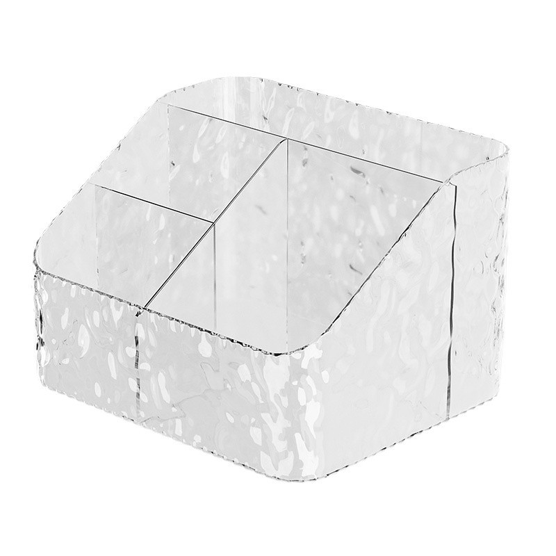 Caja de almacenamiento de cosméticos Caja de almacenamiento de escritorio de gran capacidad Caja de almacenamiento transparente de acrílico Caja de almacenamiento de productos para el cuidado de la piel de lápiz labial