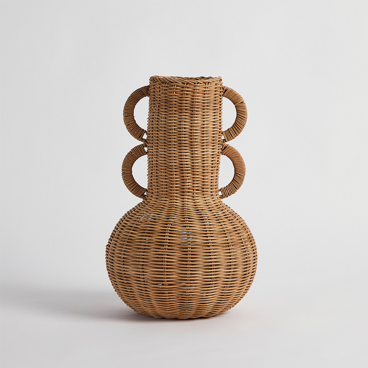 Cestas de flores de vid trenzadas de la parte norte de Europa gran jarrón ornamental sala de estar flor de flores de estrellas secas tejidas a mano maceta de flores decorativas