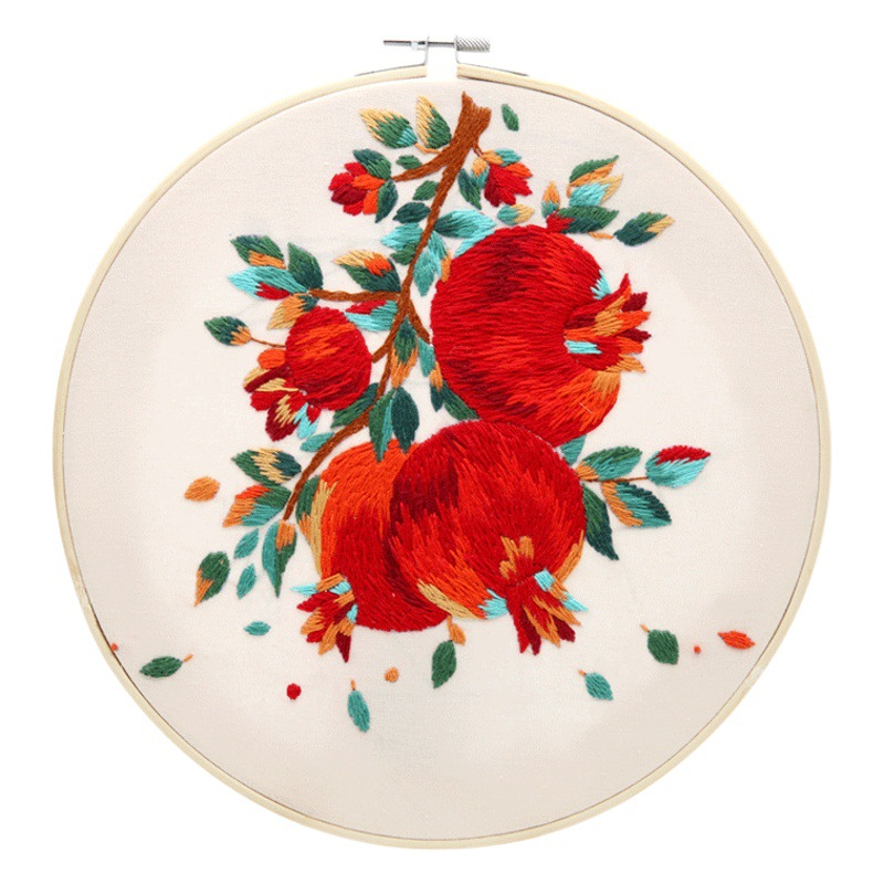 Bordado DIY colgando pintura punto de cruz paquete de material de tela Europea Inglés transfronteriza colgando pintura Lu Bordado DIY adornos hechos a mano