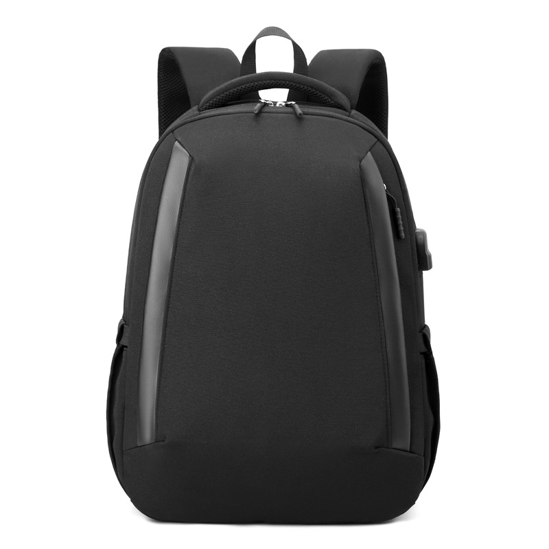 2023 nueva mochila recargable USB coreana moda nailon de gran capacidad para viajes de negocios mochila para computadora al por mayor