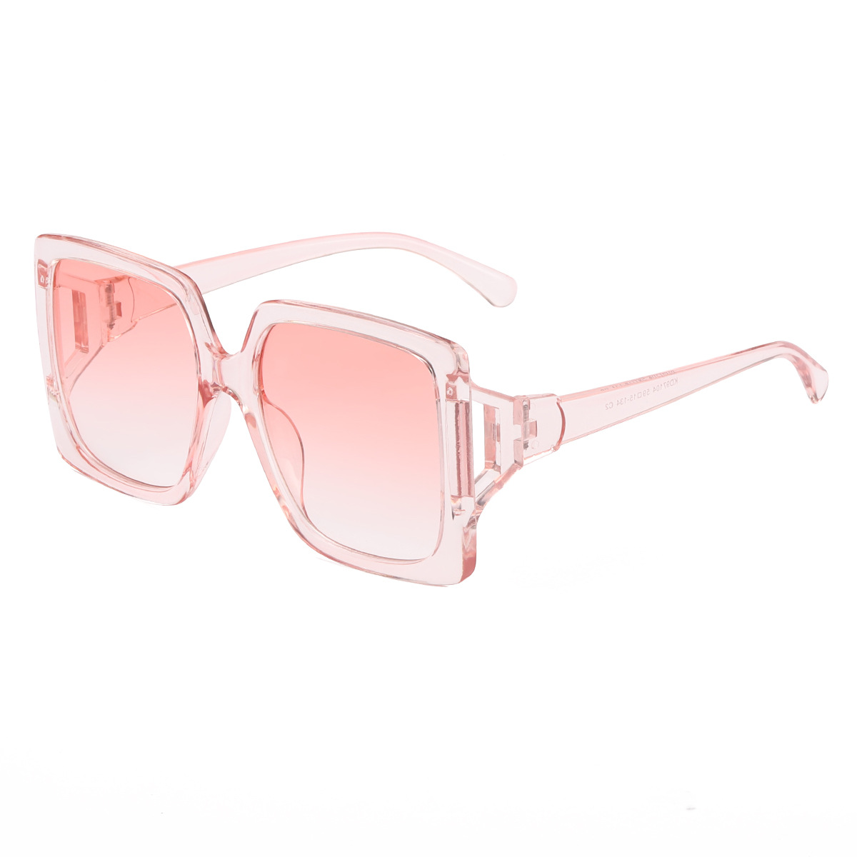 2022 nueva moda europea y americana gafas de sol cuadradas color de jalea gafas de sol huecas ins gafas de sol de moda transfronterizas