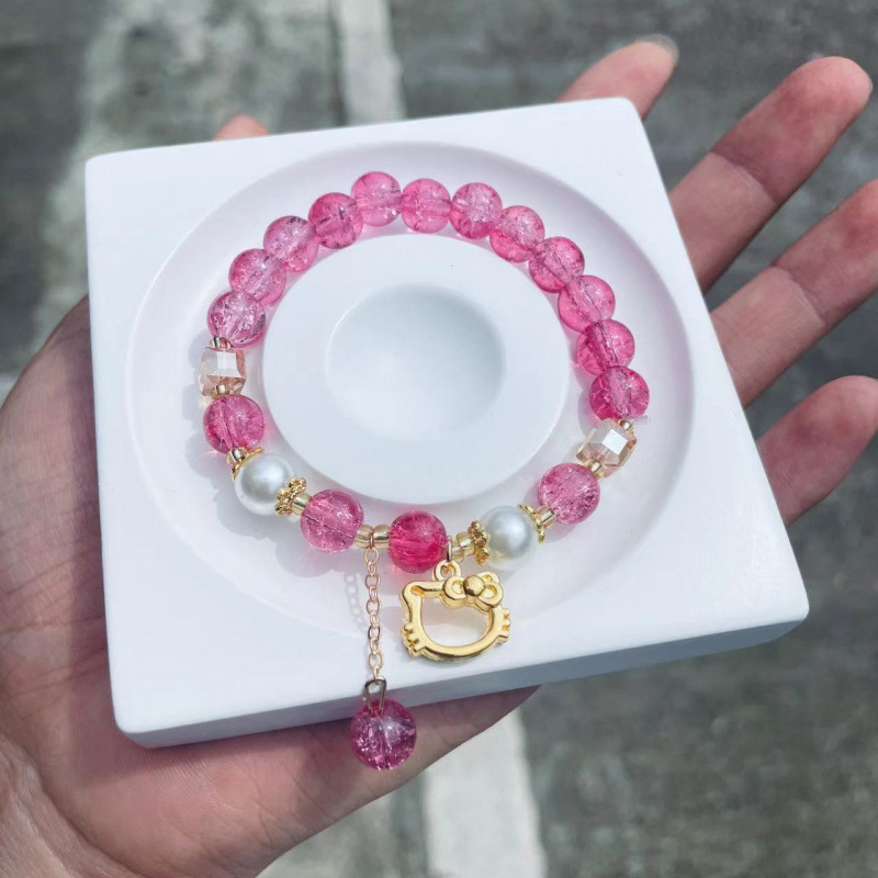 S050-골든캣 로즈핑크 폭발팔찌#SZ372용