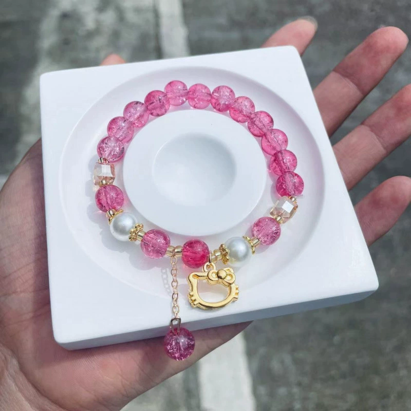 Jingdezhen ceramic bead bracelet, handmade, elastic, gift boxed (OPP)
