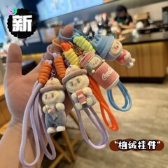 跨境植绒大号拉布布钥匙扣书包挂件公仔玩偶盲盒汽车钥匙链小礼品