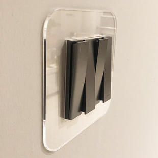 Switch Protective Cover Acrylic Switch Border Cover Decorative Wall Sticker Simple Socket Transparent Frame Beautification Switch Decoration