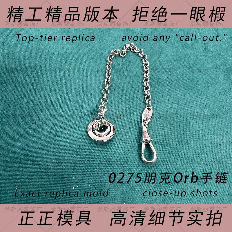 V Golden West Queen High Version Punk Orb Three-Dimensional Planet Series Bracelet Factory Direct Sales Cross-Border Platform Can Be Delivered on Behalf of Others V Golden West Queen High Version Punk Orb Three-Dimensional Planet Series Bracelet Factory Direct Sales Cross-Border Platform Can Be Delivered on Behalf of Others