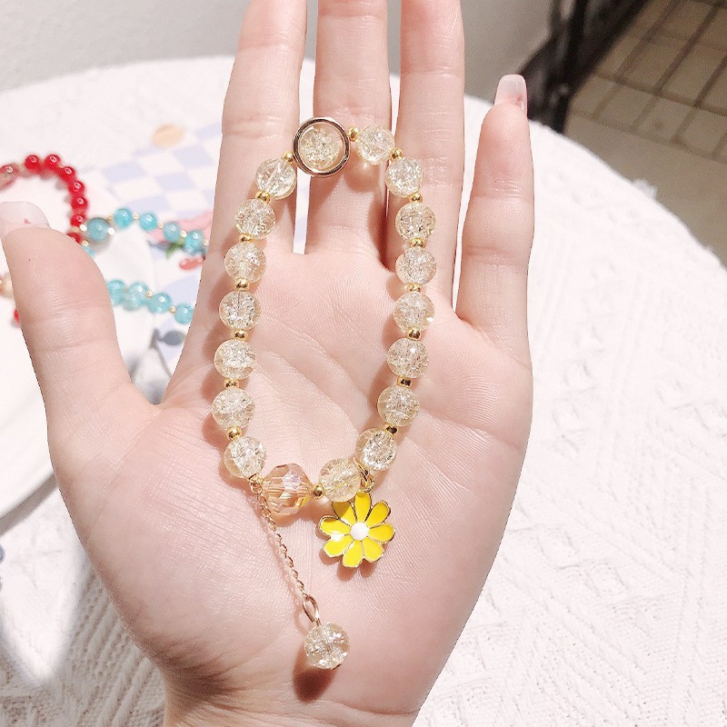 S060-pulsera margarita amarilla#SZ–539