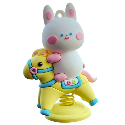 Baimao Original Trojan Rocking Car Ornaments Men's and Women's Trendy Car Ornaments Creative Home Desktop Decorations