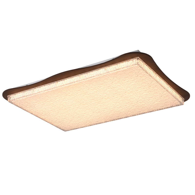 Luz de techo de la sala de estar francesa medieval 2026 nuevo patrón de nuez salón de protección de ojos luminaria 357L