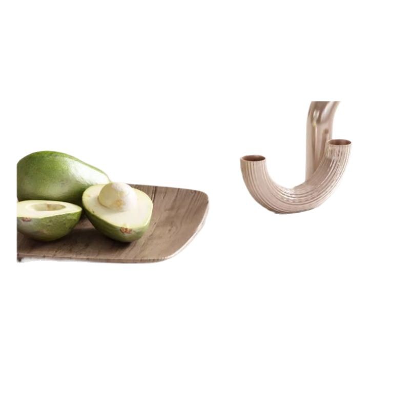 Tabla de té de roca de viento de crema, sala de estar pequeña, mesa de té de estilo explosivo, mesa de té redonda moderna y lujosa, combinación de mesa de té