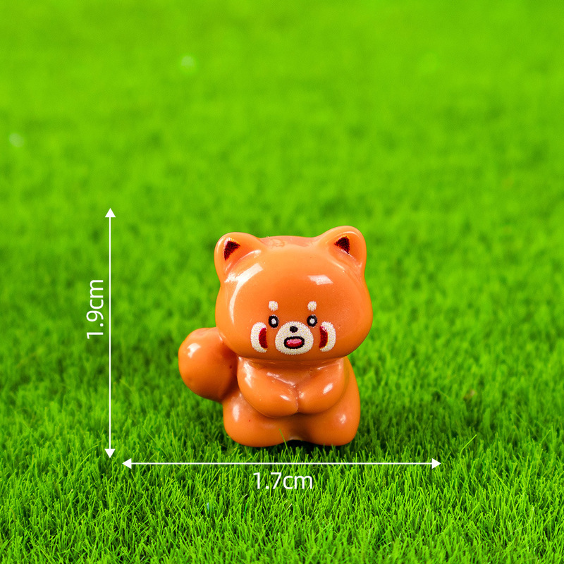 クリエイティブ樹脂小さなアライグマ小動物装飾品樹脂 diy かわいい手作りかわいい車のデスクトップ装飾品|undefined