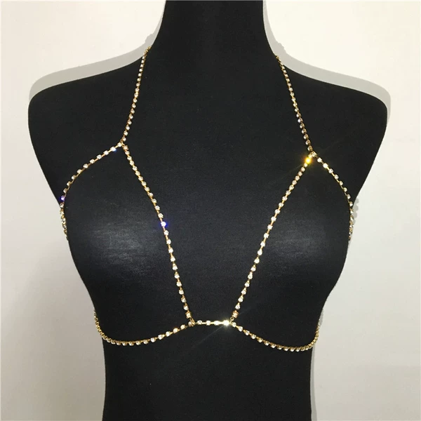 Golden chest chain
