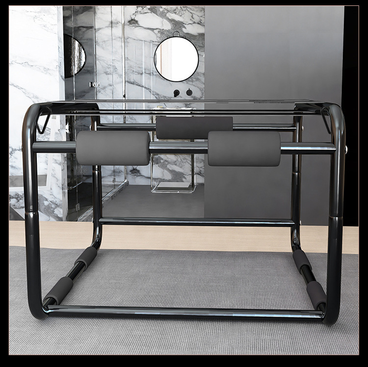 Jiuai SM Couple Bondage Set with Metal Frame Cradle and Silicone Ball Gag — detail image 4