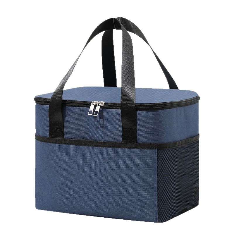 Bolsa de picnic portátil transfronteriza, bolsa de hielo impermeable Oxford, bolsa de almuerzo para llevar al trabajo, bolsa de aislamiento térmico, bolsa de almuerzo aislante