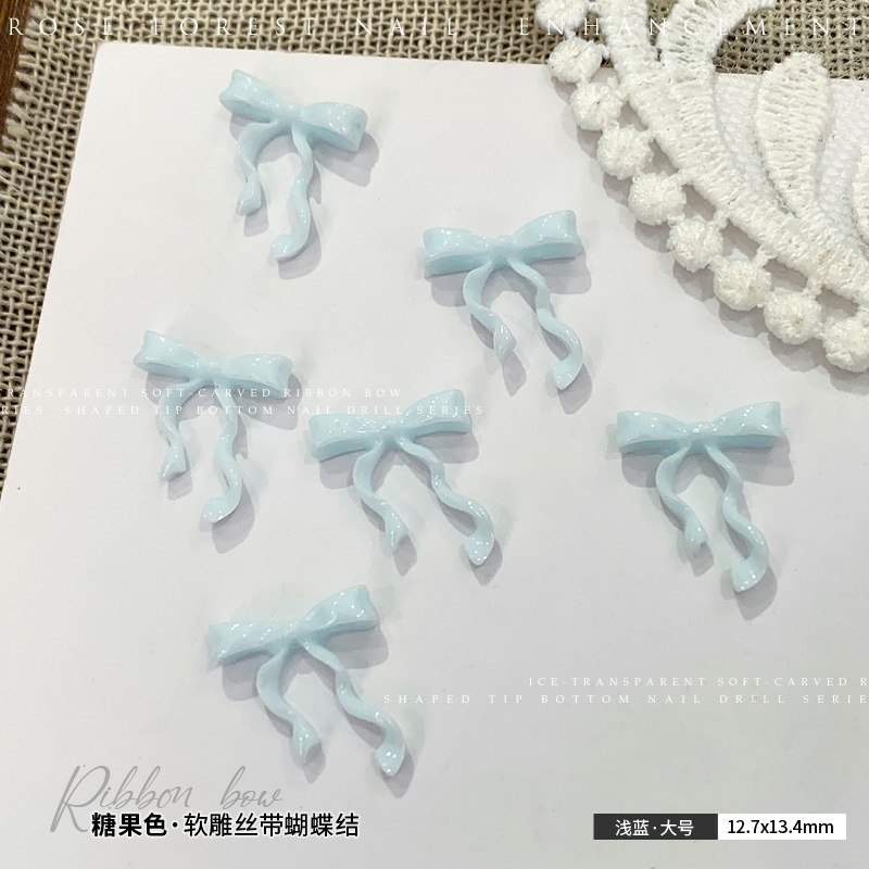 라이트블루·대형 12.7x13.4mm 싱글