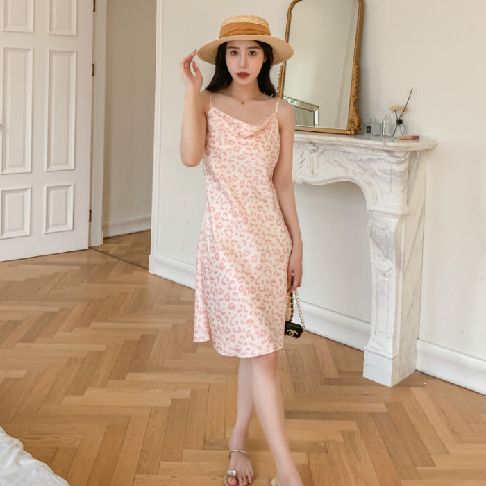 2024 pijamas verano romántico flor swing collar Sling delgada pura flor Correa camisón chica desgaste del hogar