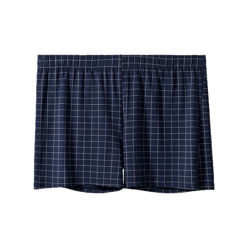 Pantalones de algodón para hombres, pantalones interiores grandes cómodos y transpirables, pantalones interiores caseros de algodón para hombres, sueltos.